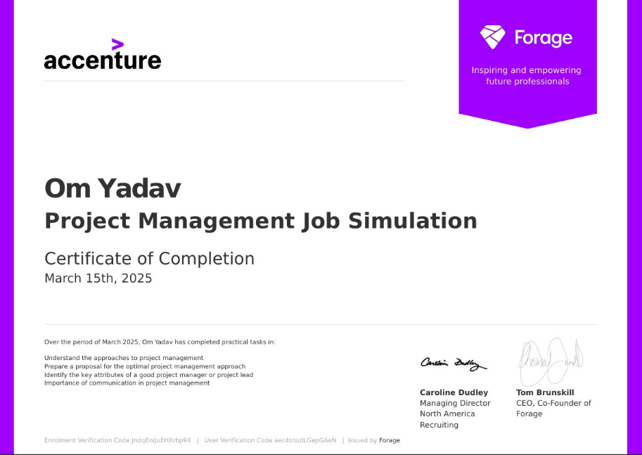 Accenture × Forage